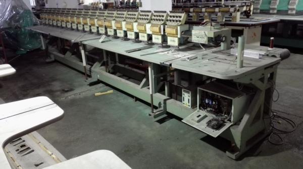 Programmable 18 Heads Used Tajima Embroidery Machine For Business TME-DC918