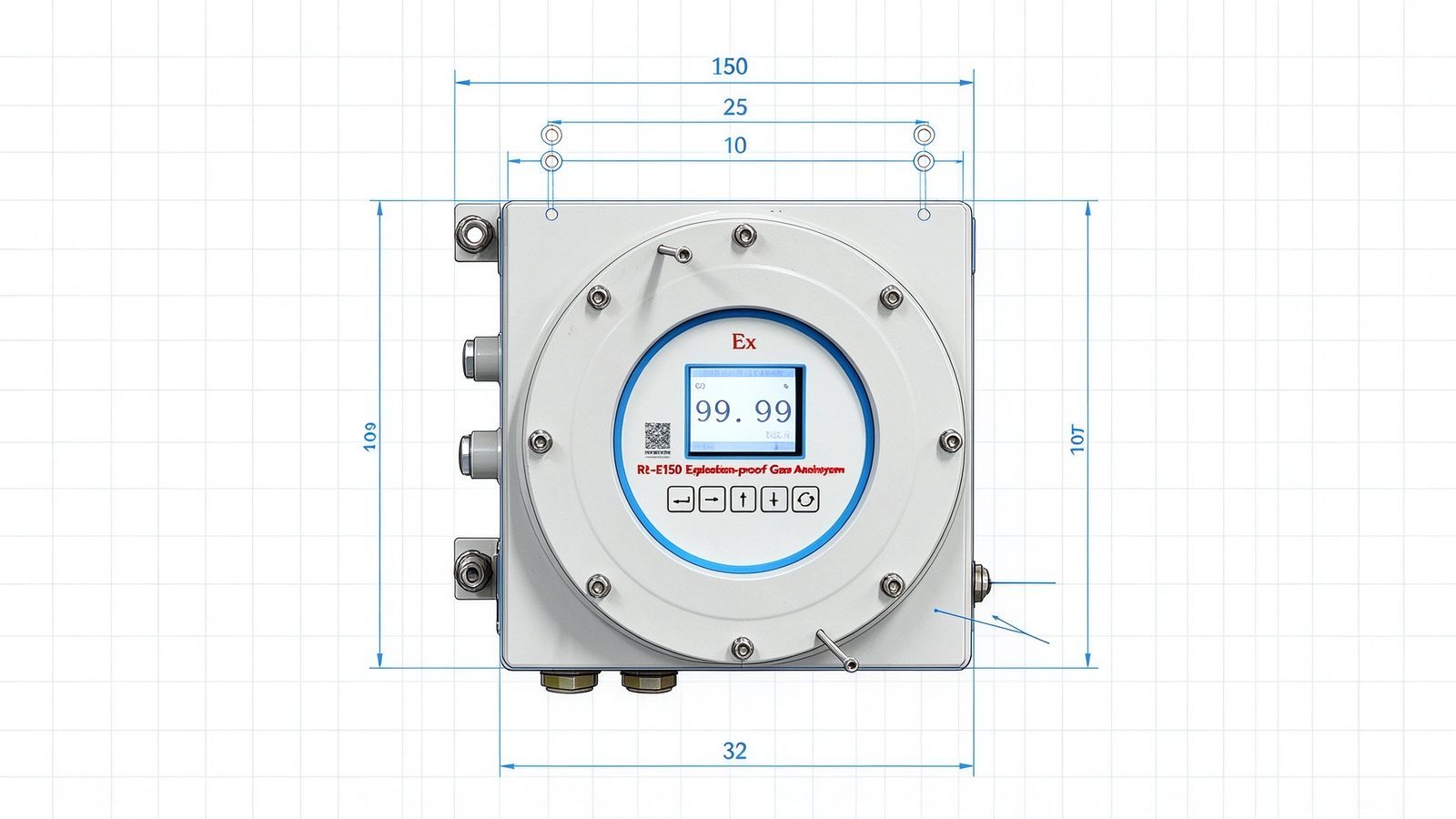 NDIR Multi Gas Analyzer CH4 CO CO2 SF6 SO2 CnHm NH3 For Industrial Environmental Monitoring