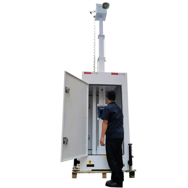 2025 CCTV Camera Cube Surveillance Tower Portable Camera Cube for Parking Site Monitoring