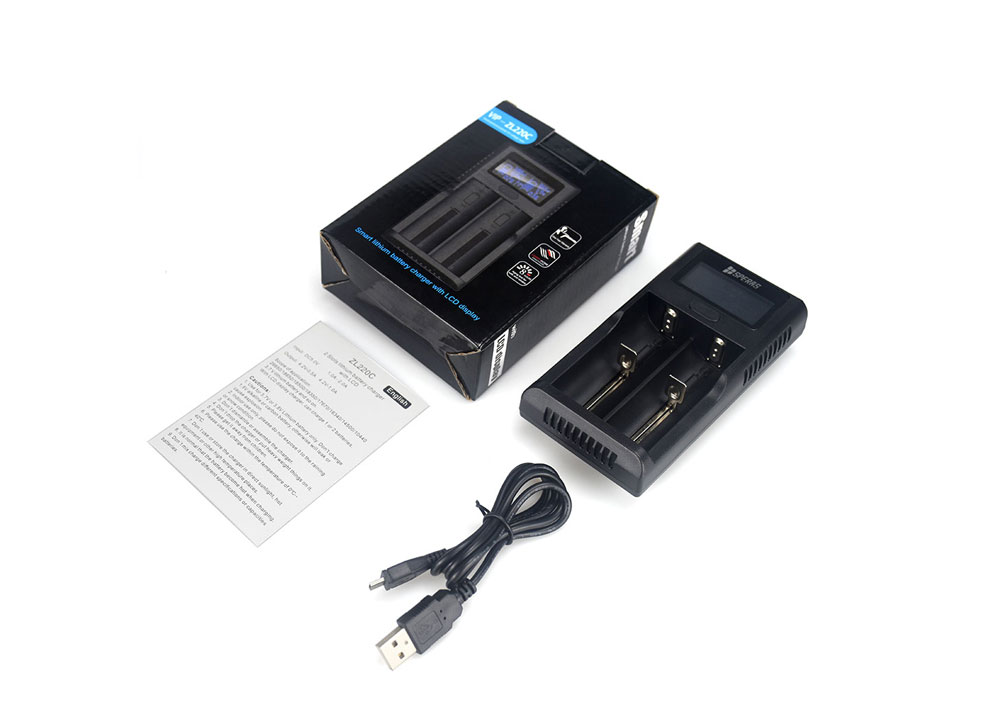 Многофункциональный заряжатель батареи USB 18350 экрана 17670 LCD
