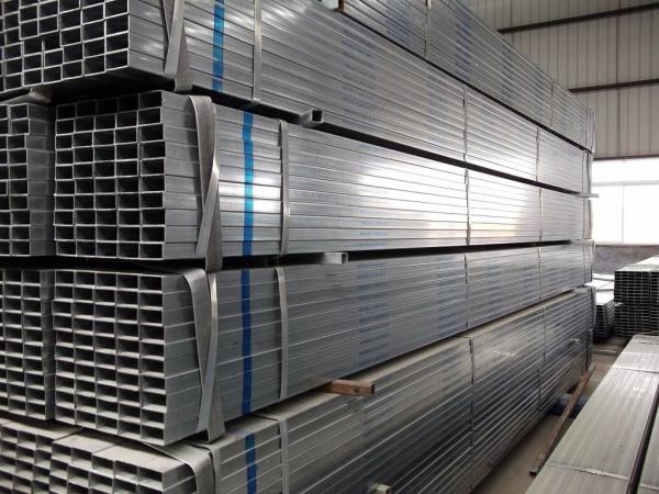 High Stiffness Schedule 40 Steel Tube , Durable Flat End Hollow Square Pipe