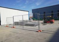60g/M2 portátil galvanizou a elevação provisória da cerca de segurança 2.1m
