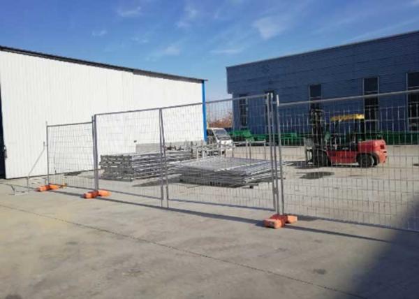 60g/M2 portátil galvanizou a elevação provisória da cerca de segurança 2.1m