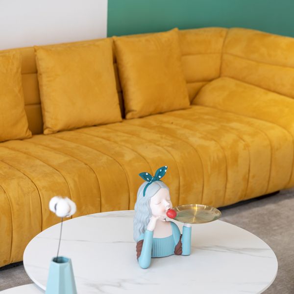 Софа штейновой экологичности кожаная обитая установила коммерчески роскошный современный дом мебелей