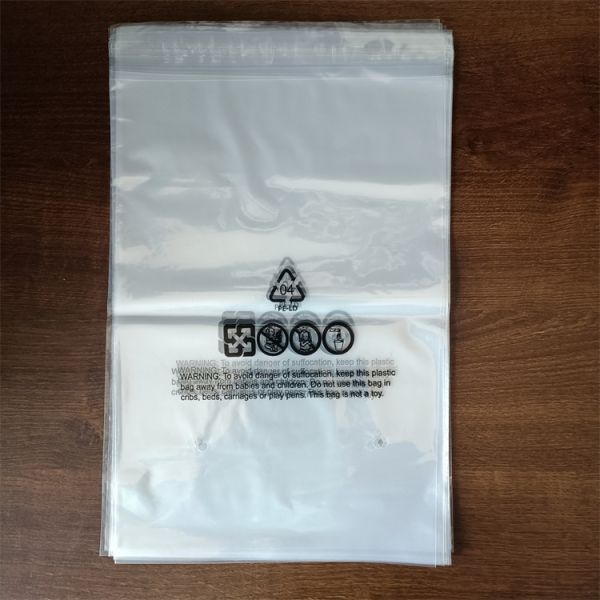 Foil Stamping Surface Finish Heat Sealed Polybag for Aseptic Custom Printed Packaging