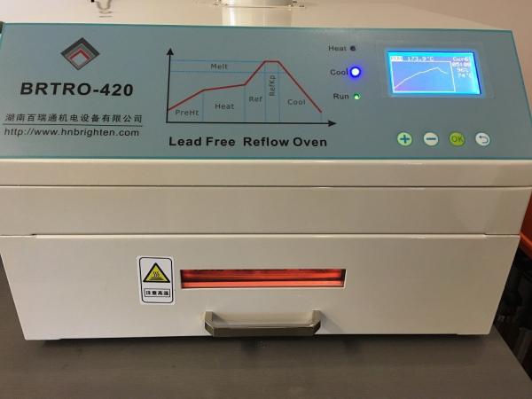 CHMRO-420 Desktop 2500w IC heater, lead free, Hot air Infrared Reflow Oven