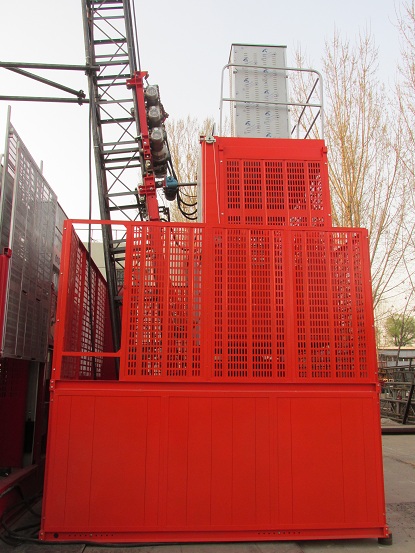 строительная конструкция подъема 2000kg/Cage/низкоскоростной подъем/подгонянный подъем с инвертором частоты используемым для башни, камина