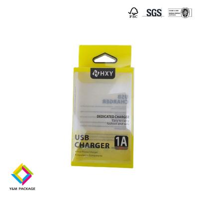 Customized Window Printed Window Transparent PVC Foldable Corrugated Paper Packaging