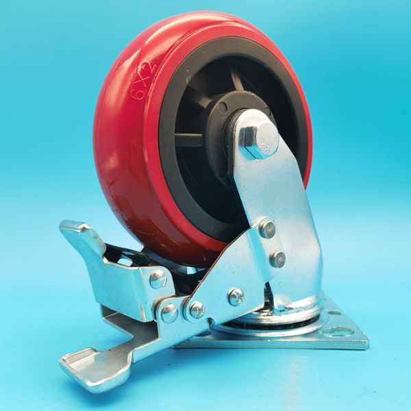 Wear resistant Industrial Heavy Duty Casters Singel PP Castors 6