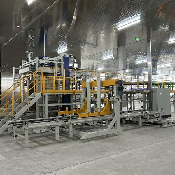 PLC industriel boîtes complètes de boissons palettiseur à grande vitesse 15 kW 380V