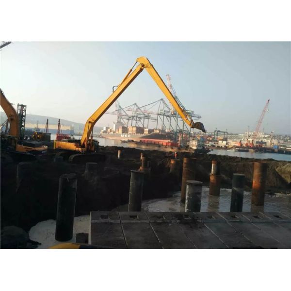 55 Feet PC450 Komatsu Boom , Long Reach Arm To Desilting The River CE Approved