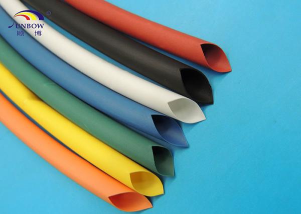 2 / 1 Glossy high temp polyolefin heat shrinkable tubing 10.4MPa Tensile strength