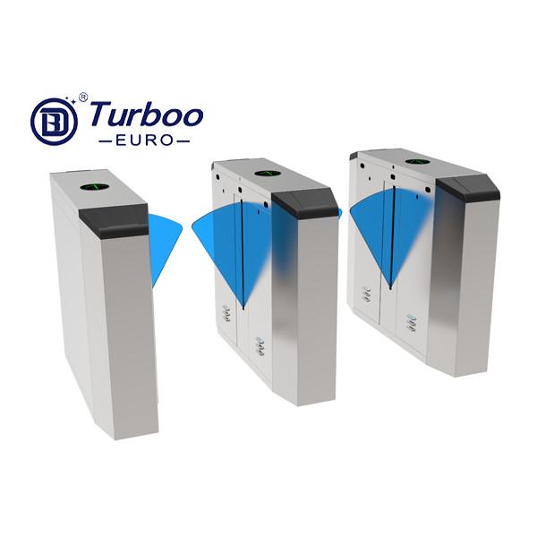 Sistema biométrico do controle de acesso do torniquete retrátil durável da barreira da aleta