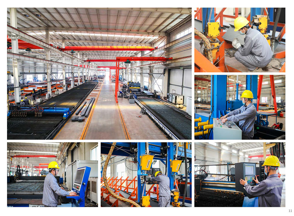 Customized Prefabricated Steel Halls Building Industrial Steel Structure Mall Warehouse
