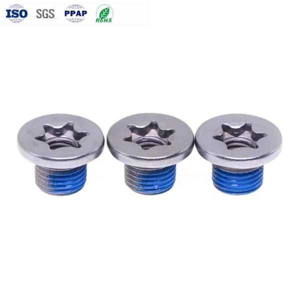 Tornillo hueco ranurado personalizado de flor de ciruelo M3-M14 4-200mm