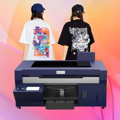 DTG Direct A3 size Print T Shirt Machine With Power Plotter 7with  EPSON I3200*2 for t-shirts, polos, and other garments