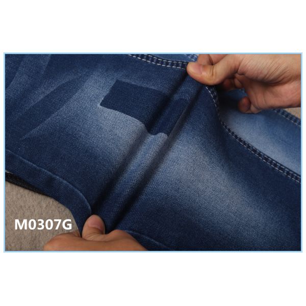 Double Layer Imitate Knit Special Weaving Denim Fabric High Quality for Jeans Manufacturers