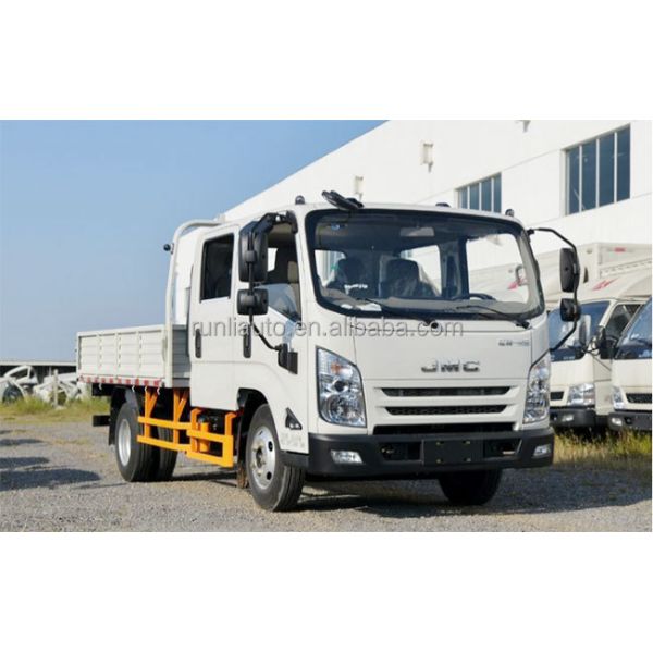 Euro5 Mini Camión de 3 toneladas 5 toneladas Jmc Camión de carga ligero pequeño Camión de reparto Camión de reparto