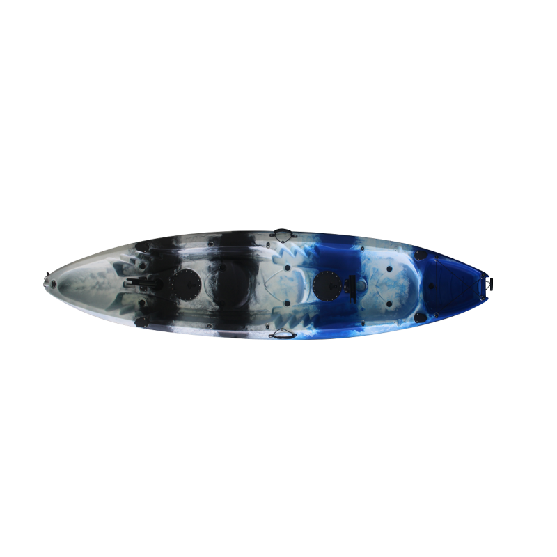 Woowave 2 person Fishing Kayak HDPE Sit on top Kayak Canoe 370*87*33cm Package Size