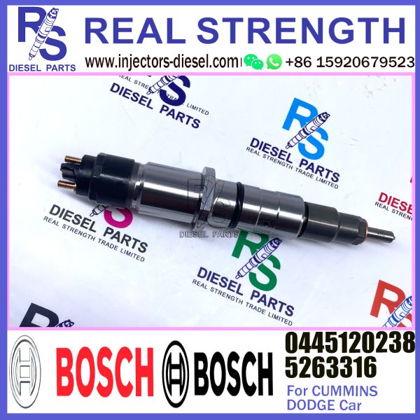 0445120238 5263316 BOSCH Diesel Injector For Dodge Cummins 5.9L