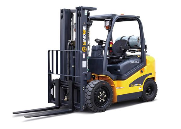 SINOWAY Hydraulic Material Handler 3 Ton LPG / Gas Forklift SWF30LG