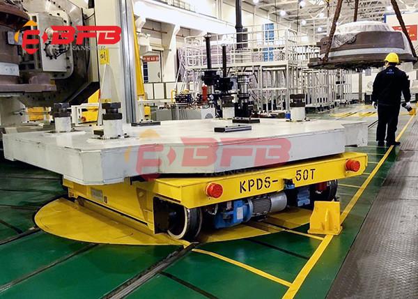 Plataforma giratória industrial de gerencio de 90 soluções do transporte de materiais do grau para o carro de transferência do trilho