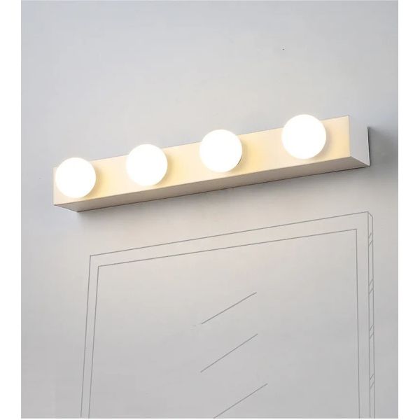 Bathroom Decor Mirror Light Dimming Cabinet Makeup Lights ball Around Mirror Wall Lamps (WH-MR-77)