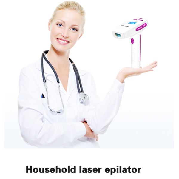 Portable Home Laser Hair Removal Machine With 100000 Pulse Tender Skin