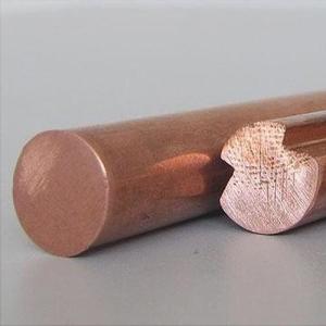 Copper Contact Wire Electrified Material Good Electrical Conductivity
