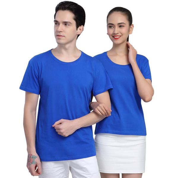 Round Neck ODM White Cotton T Shirts Mens Summer Shirts Short Sleeve