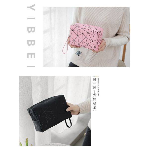 Custom Design PU Leather Private Label Makeup Bag Cosmetic Bag Makeup Small Orders