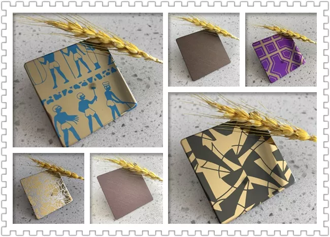 jinhengsteel Decorative 304 stainless steel sheet for interior exterior decoration designs trim shape profile