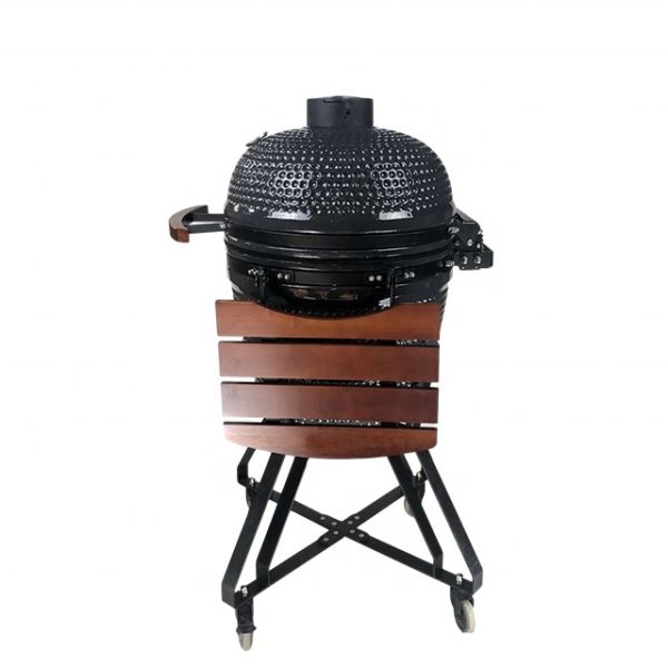 KIMSTONE 21inch Kamado Grill Outdoor Kitchen Midium China Keramik Kamado Pizza Oven Forno Charcoal Barbecue Grill Parrillera