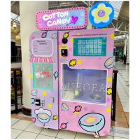 Máquina de venda automática para algodão doce DIY fazer algodão doce máquina rosa azul