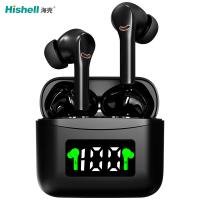 Rádio J5 multicolorido na orelha Earbuds, fones de ouvido estereofônicos sem fio verdadeiros impermeáveis