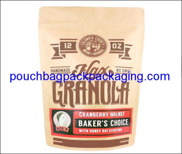 Stand up pouch, Aluminium pack bag, zipper doypack for coffee packaging