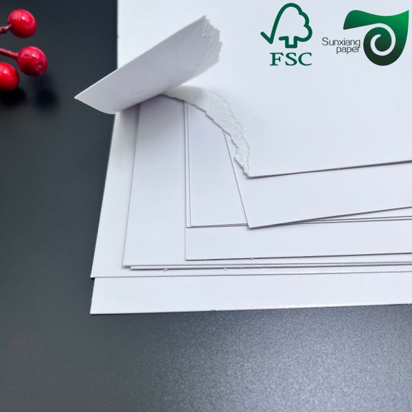 FSC Certified White Water Absorbent Paper 230g 250g For Coaster Board Applications