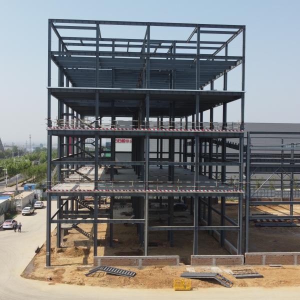 Large Span Prefabricated Engineered Building Construction With Indoor Office