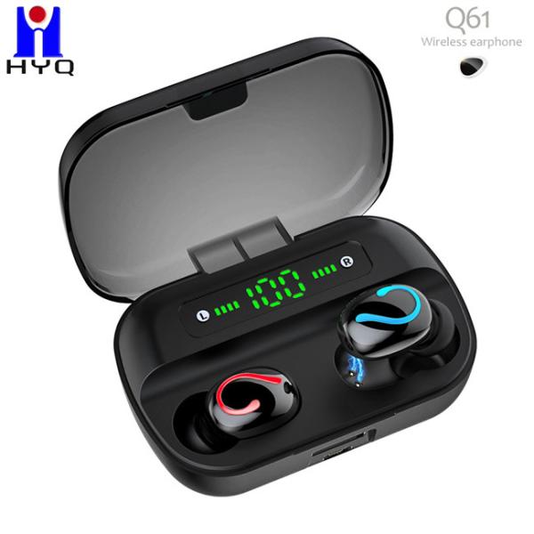 IPX5 Waterproof 10m Power Bank Earphones Danamic Driver For Sports