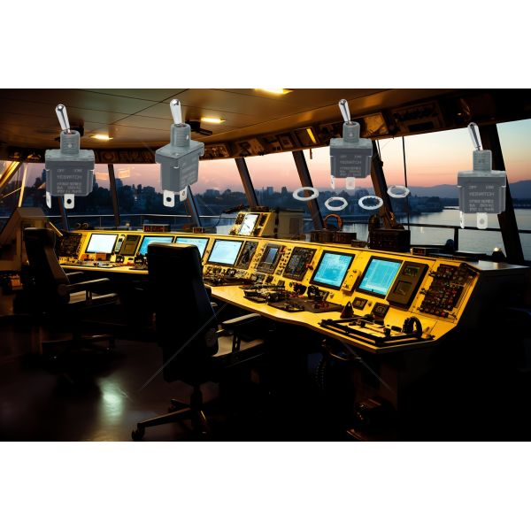 SPST DPDT Industrial Vehicle Toggle Switch High Temperature Using in Mining equipment