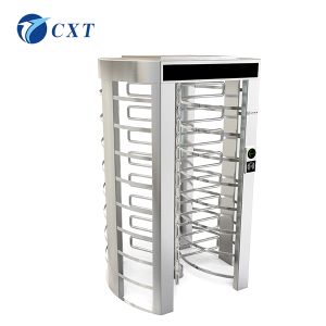 Semi-auto Full Height Turnstile with 4045×1500×2300mm Casing Size, 35-40 Persons/minute Pass Rate, and 3 Million Life Cycle
