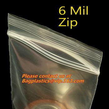 resealable, reclosable trasnparent freezer plastic k bag, Reclosable Grip Zip Smell