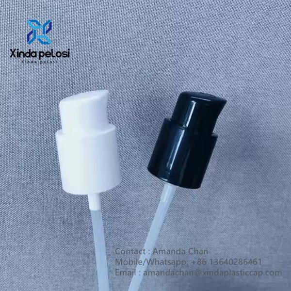 Bomba de distribuição de plástico de parede dupla para cosméticos Bomba de soro para frasco de cosméticos