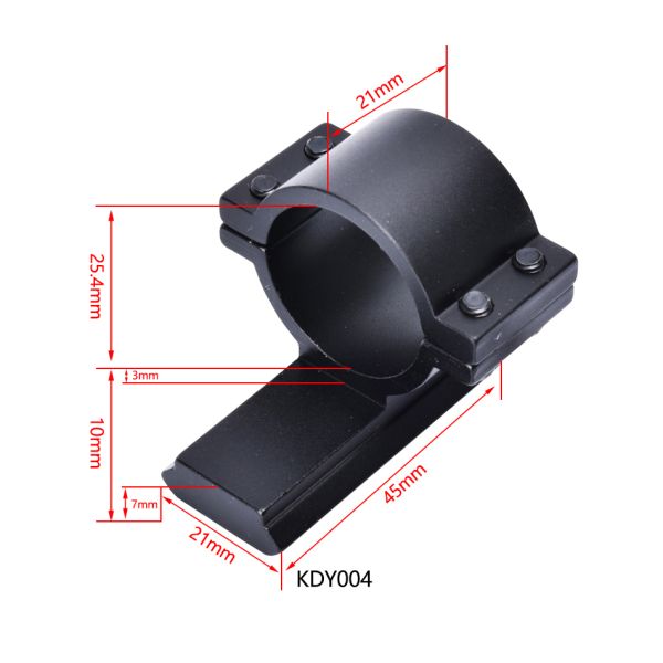 Matte Black Scope Mount Accessory Detachable Flat Up Carry Handle with Magnetic Mount