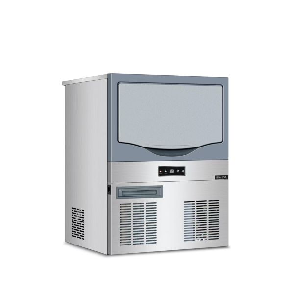 BLG Automatic Stainless Steel 70Kg Commercial Crescent Moon Ice Making Machine with 40kg Storage for Supermarket Refrigeration