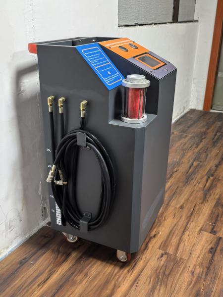 Máquina de lavado automático del sistema de aceite lubricante con función de conteo