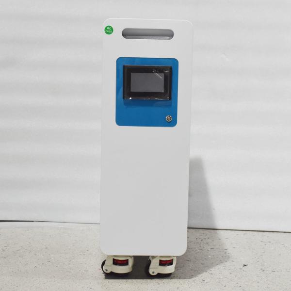 OEM ODM Outdoor Lithium Iron Phosphate Battery Cabinet 4 Wheels 48v 200ah