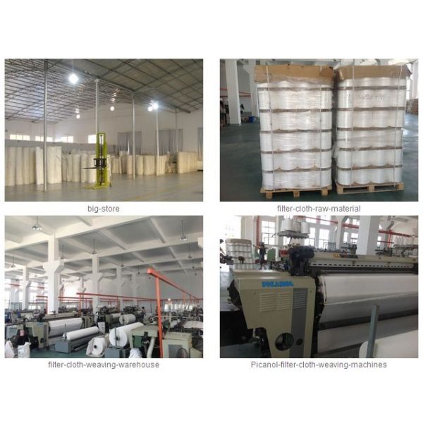 150mm 200mm Woven Filter Cloth , Polypropylene Pp Filter Fabric