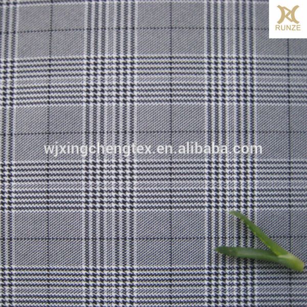 Polyester Yarn Dyed Fabric for Fashionable Women's Suits in Woven Technics