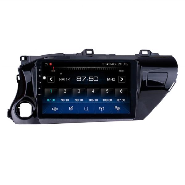 Fornecimento de fábrica 10 polegadas 2din Android 10 Sistema Capacitivo tela Full Touch Screen Rádio de carro Para Toyota Hilux 2016-2018 Ca